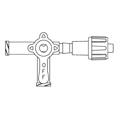 Smiths Medical Stopcock 3 Way - M-176343-1892 - Case of 25