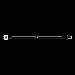 Smiths Medical Extension Set 20 Inch Tubing 2.3 mL Priming Volume DEHP - M-195203-3879 - Case of 50