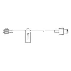 Smiths Medical Extension Set Mini-Vol™ 60 Inch Tubing 0.42 mL Priming Volume DEHP - M-301823-4893 - Case of 50