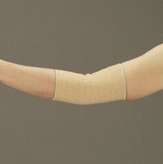 DeRoyal Elbow Sleeve DeRoyal® Small Pull-On Left or Right Elbow 7 to 10 Inch Forearm Circumference Tan