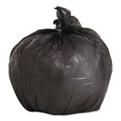 Boardwalk® Low-Density Waste Can Liners, 4 gal, 0.35 mil, 17" x 17", Black, 1,000/Carton