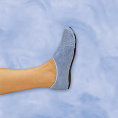 DeRoyal Slippers Large Light Blue Below the Ankle