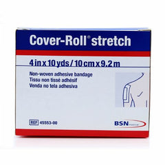 BSN Medical Dressing Retention Tape Cover-Roll® Stretch Radio-transparent Nonwoven Polyester 4 Inch X 10 Yard White NonSterile