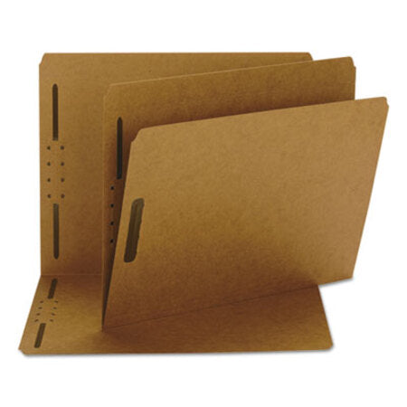 Smead® Kraft 2-Fastener Folders, Straight Tab, Letter Size, Kraft, 50/Box