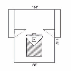 O&M Halyard Inc Orthopedic Drape Orthoarts® Knee Arthroscopy Drape 114 W X 88 W X 116 L Inch Sterile