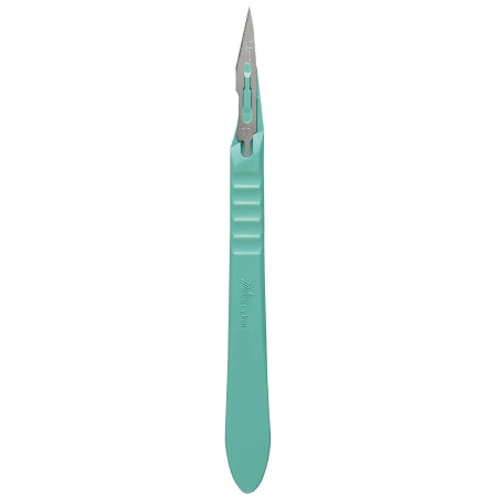 Miltex Scalpel Miltex® No. 11 Stainless Steel / Plastic Classic Grip Handle Sterile Disposable - M-192678-2039 - Each