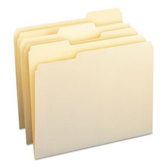 Smead® Manila File Folders, 1/3-Cut Tabs, Letter Size, 100/Box