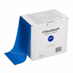 Performance Health Exercise Resistance Band Thera-Band® Blue 6 Inch X 50 Yard X-Heavy Resistance