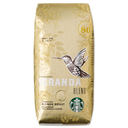 Starbucks® VERANDA BLEND Coffee, Light Roast, Whole Bean, 1 lb Bag