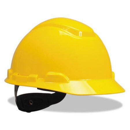 3M™ H-700 Series Hard Hat with Four Point Ratchet Suspension, Yellow