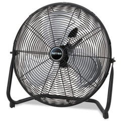 Patton High Velocity Fan, Three-Speed, Black, 24 1/2"W x 8 5/8"H