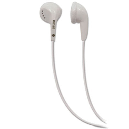 Maxell® EB-95 Stereo Earbuds, White