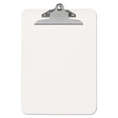 Universal® Plastic Clipboard with High Capacity Clip, 1" Capacity, Holds 8 1/2 x 11, Clear