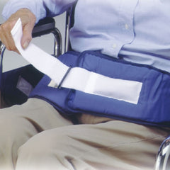 Skil-Care Resident-Release Wheelchair Safety Belt Skil-Care™ One Size Fits Most Hook and Loop Closure 2-Strap