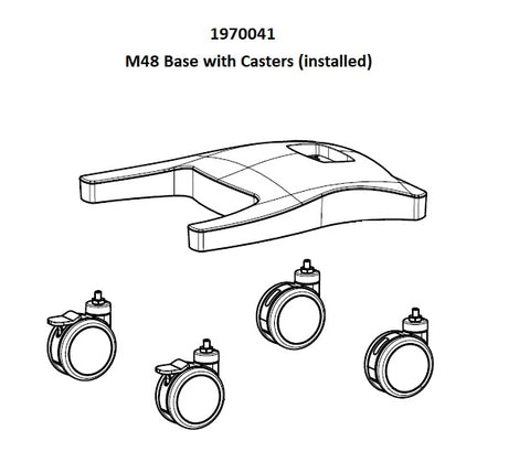 M48 CareLink Base With Casters