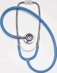 Graham-Field Classic Stethoscope Black 1-Tube 22 Inch Tube Double-Sided Chestpiece