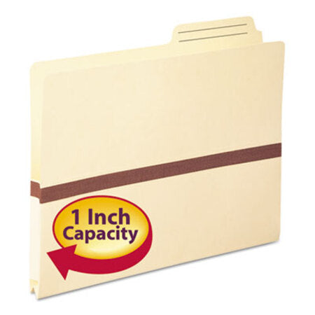 Smead® Manila File Pockets, 1" Expansion, Letter Size, Manila