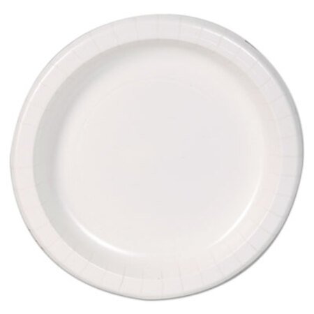 Dixie Basic™ Basic Paper Dinnerware, Plates, White, 8.5" Diameter, 125/Pack