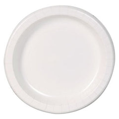Dixie Basic™ Basic Paper Dinnerware, Plates, White, 8.5" Diameter, 125/Pack