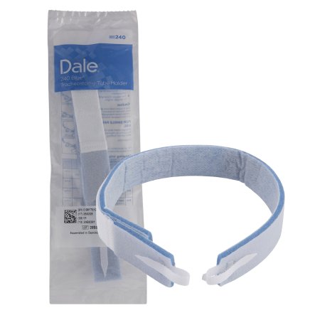 Dale Medical Products Tracheostomy Tube Holder Dale® One Size Fits Most Blue Fastener Tab
