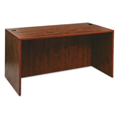 Alera® Alera Valencia Series Straight Front Desk Shell, 59.13" x 29.5" x 29.63", Medium Cherry