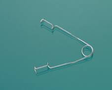 Miltex Eye Speculum Plain Wire 2-1/2 Inch / Blades: 15 mm Wide - M-496350-2503 - Each