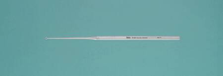 Ear Curette MeisterHand® Buck 6-1/2 Inch Length Single-ended Handle Size 1 Tip Straight Blunt Fenestrated Round Tip