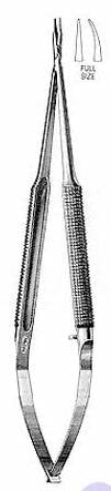 Miltex Needle Holder 7-1/8 Inch Length Smooth Jaws Spring Handle - M-505097-4448 - Each