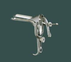 Vaginal Speculum MeisterHand® Graves NonSterile OR Grade German Stainless Steel Small Double Blade Duckbill Reusable Without Light Source Capability