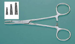 Miltex Needle Holder Vantage® 6-1/2 Inch Length Serrated Jaws Finger Ring Handle - M-250450-4630 - Each