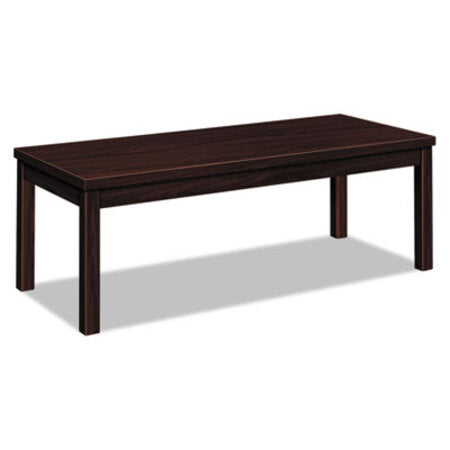 HON® Laminate Occasional Table, Rectangular, 48w x 20d x 16h, Mahogany