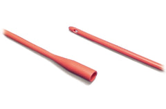 Cardinal Urethral Catheter Dover™ Straight Tip Hydrophilic Coated Red Rubber 14 Fr. 12 Inch