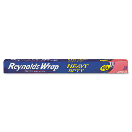 Reynolds Wrap® Heavy Duty Aluminum Foil Roll, 18" x 75 ft, Silver