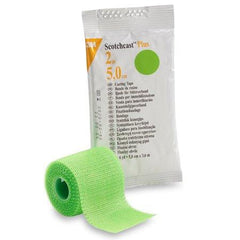 3M Ortho Cast Tape 3M™ Scotchcast™ Plus 2 Inch X 12 Foot Fiberglass Bright Green