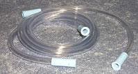Allied Healthcare Suction Connector Tubing 13 Inch Length 0.25 Inch ID Sterile Female Connector Clear Plastic
