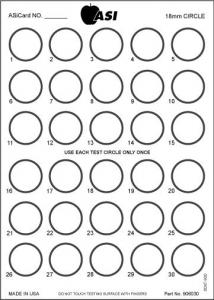 Arlington Scientific RPR Test Card 18 mm, 30 Well For use with RPR Tes ...