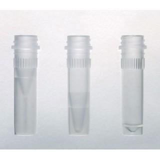 Cardinal Microcentrifuge Tube Conical Bottom Plain 1.5 mL Without Color Coding Snap Cap Polypropylene Tube - M-1121323-1497 - Case of 10