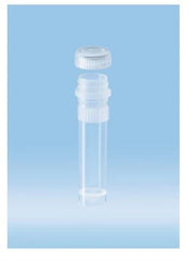 Fisher Scientific Microcentrifuge Tube Conical Bottom, Skirted Plain 2 mL Without Color Coding Screw Cap Polypropylene Tube - M-1115201-2971 - Pack of 500
