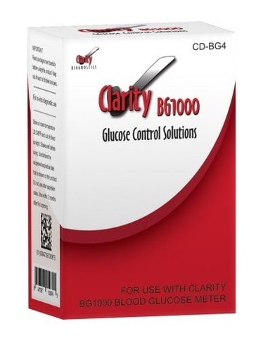 Clarity Diagnostics CONTROL SET, CLARITY BLOOD GLUCOSE - M-1117226-1185 - Box of 1