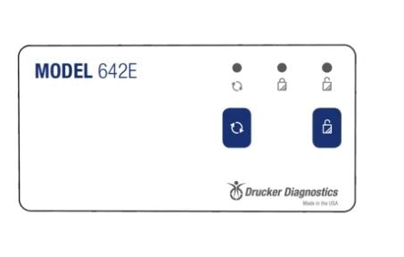 Drucker Front Panel Label For 642E Centrifuge - M-1058794-2498 - Each