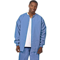 Fashion Seal Uniforms Warm-Up Jacket Teal X-Large Hip Length Reusable - M-1138565-3406 - Each