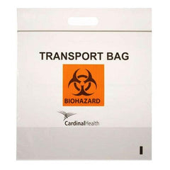 Cardinal Specimen Transport Bag with Document Pouch 6 X 9 Inch Polyethylene Zip Closure Biohazard Symbol / Storage Instructions / Instructions for Use NonSterile - M-1012993-4200 - Case of 1000