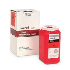 1.5qt Sharps Retrieval Program 1.5qt ,6 / pk - Axiom Medical Supplies