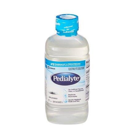 Abbott Nutrition Pediatric Oral Electrolyte Solution Pedialyte® Unflavored 1 Liter Bottle Ready to Use