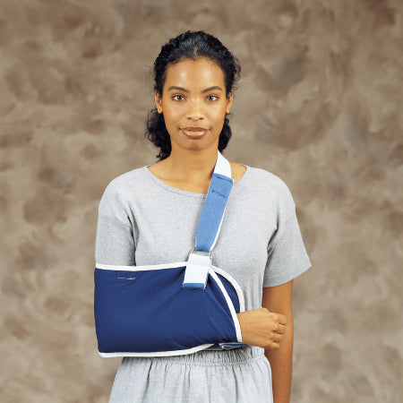 DeRoyal Shoulder Immobilizer DeRoyal® Medium Canvas / Foam Contact Closure Left or Right Arm