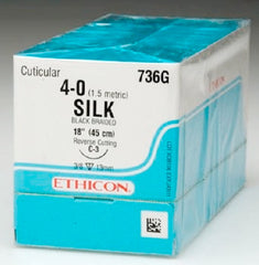 Suture without Needle Perma - Hand SUTUPAK Braided Silk Nonabsorbable Coated Size 1 60 Inch Suture