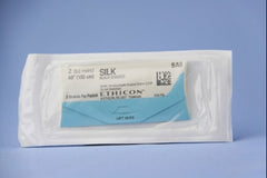 Suture without Needle Perma - Hand SUTUPAK Braided Silk Nonabsorbable Coated Size 2 60 Inch Suture
