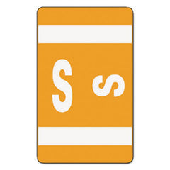 Smead® AlphaZ Color-Coded Second Letter Alphabetical Labels, S, 1 x 1.63, Orange, 10/Sheet, 10 Sheets/Pack