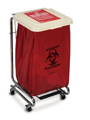 Medegen Medical Products LLC Hamper Stand Rolling Square Opening Foot Pedal Self-Closing Lid - M-202382-2548 - Each