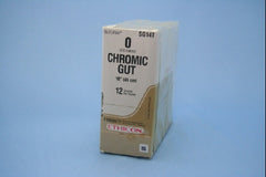 Suture without Needle SUTUPAK Chromic Gut Absorbable Size 0 18 Inch Suture
